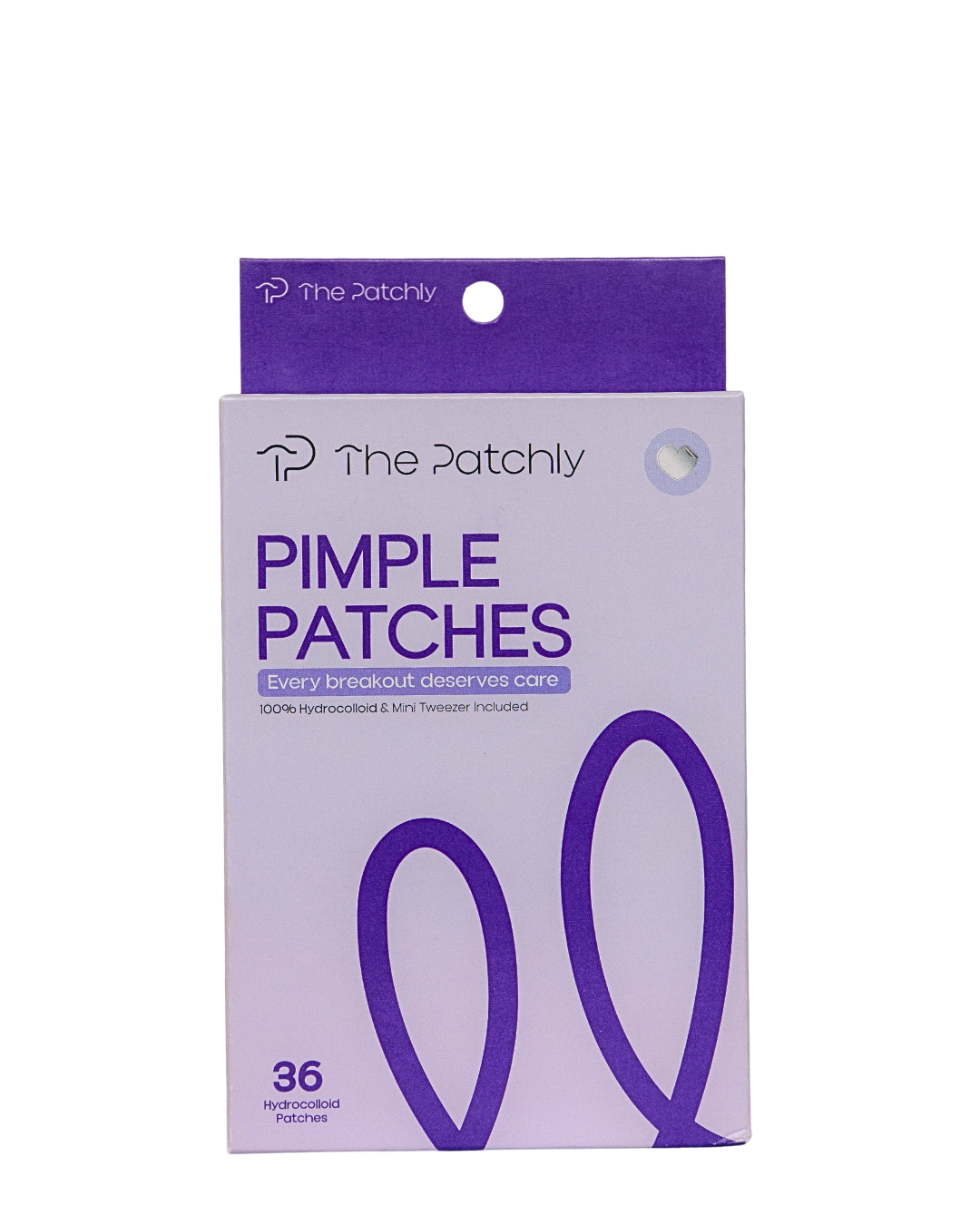 Patchly Hydrocolloid Pimple Patches – 36 Pack
