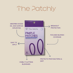 Patchly Hydrocolloid Pimple Patches – 12 Pack