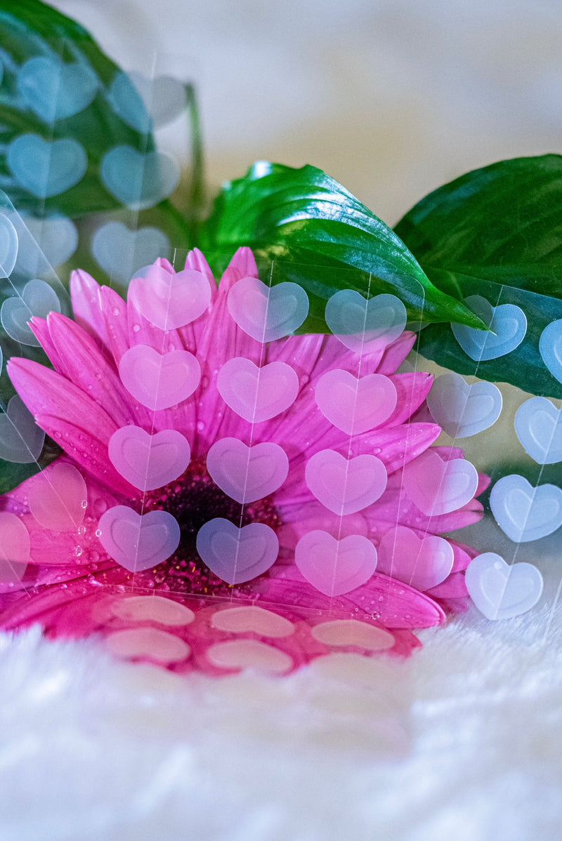 Patchly beveled heart patches